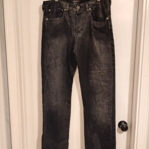 Lucky Brand Bob Dylan American Icon Black Denim Jeans 34R